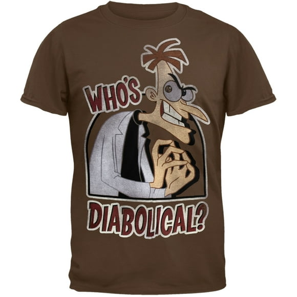 Phineas & Ferb - Who's Diabolical Soft T-Shirt