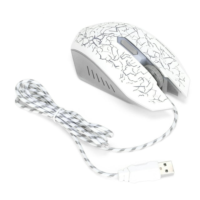 Ratón para juegos con cable Bling Bling USB Ergonómico 3200 DPI RGB