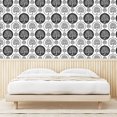 thumbnail image 4 of Ambesonne Tree of Life Peel & Stick Wallpaper for Home, Grunge Style Design, 13"x100", Black White, 4 of 6