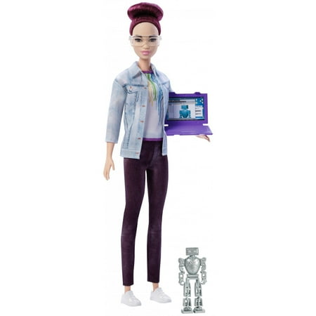 Barbie Careers Robotics Engineer Doll, Pink Hair