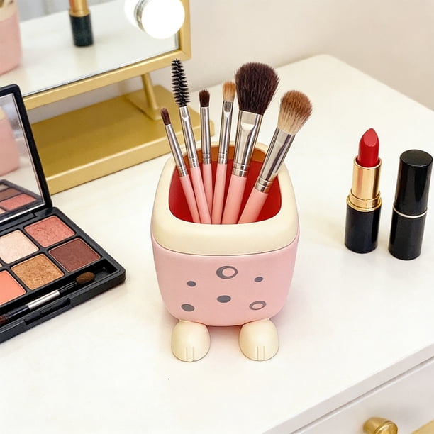 Cute Cartoons Pen Holders Student Desktop Stationery Organizer Uncomplicated Office Storage Box Desktop Decor