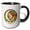 Black/White, variant on 3drose, Diana Female Name, Moon, Woman, Deer Head. Fine Art Gift for a Woman, 15oz Mug