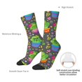 thumbnail image 2 of Yiaed Cactus In Pots Print Great elasticity Crew Socks Sports socks for Men and Women, 2 of 5