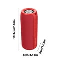 thumbnail image 2 of TOPRenddon Portable Bluetooth Speaker, IPX5 Waterproof Wireless Speaker with 360°Stereo Sound, Outdoor Speakers with Bluetooth 5.0, 30H Playtime,100ft Bluetooth Range,TWS Pairing for Home, 2 of 5