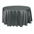 thumbnail image 1 of Ultimate Textile (5 Pack) Herringbone - Fandango 96-Inch Round Tablecloth, Charcoal Grey, 1 of 3