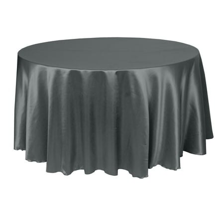 

Ultimate Textile (5 Pack) Herringbone - Fandango 120-Inch Round Tablecloth Charcoal Grey