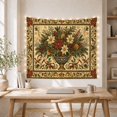 thumbnail image 5 of Framed Cute Animals with Ornate Classical Urn Deep, Cozy Farmhouse for Farmhouse Decor Lovers, Aesthetic Wall Decor, Christmas Gift, Tapestry Wall Hanging for Dorm and Living Room, 5 of 7