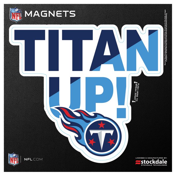 Tennessee Titans 6" x 6" Xpression Logo Full Color Car &hellip;