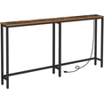thumbnail image 3 of 70.9" Narrow Console Table with  Station, 5.9" Sofa Table with 2 Power Outlets and USB Ports, Long Entryway Tables Behind Couch Table, for Hallway, Livingroom, Greige BG185UXG01G1, 3 of 6