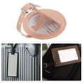 thumbnail image 5 of Unique Bargains 1 Pc Round Luggage Tag for Travelling Pink Polyurethane, 5 of 5