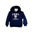 thumbnail image 2 of FDNY Hoodie Sweatshirt New York City Fire Department Screen Printed Shield 2..., 2 of 2