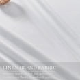 thumbnail image 4 of Top Finel White Pleated Window Shades, 100% Blackout Linen, 52" x 84", 4 of 10