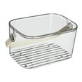 thumbnail image 3 of Cesta para carritos de ducha, organizador de artículos de tocador, diseño transparente, cesta de almacenamiento multiusos con tapa para cocina,, 3 of 8