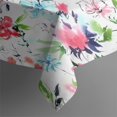 thumbnail image 4 of Pioneer Flower Floral Print Pattern Rectangle Tablecloth 60"x120",Waterproof Polyester Rectangle Table Cloth, Wipeable Spillproof Polyester Tablecloth for Dining, Camping, Indoor and Outdoor, 4 of 6