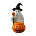 thumbnail image 2 of Figura decorativa multifuncional de fantasma y calabaza de Halloween, 2 of 8
