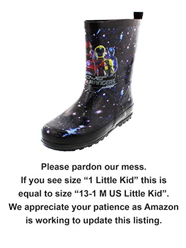 Power Rangers Boys Rain Boots (Little 