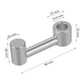 thumbnail image 2 of MOKKHNB 1Set Car Back Seat Hook Silver for Vehicle Accessories Universal, 2 of 8