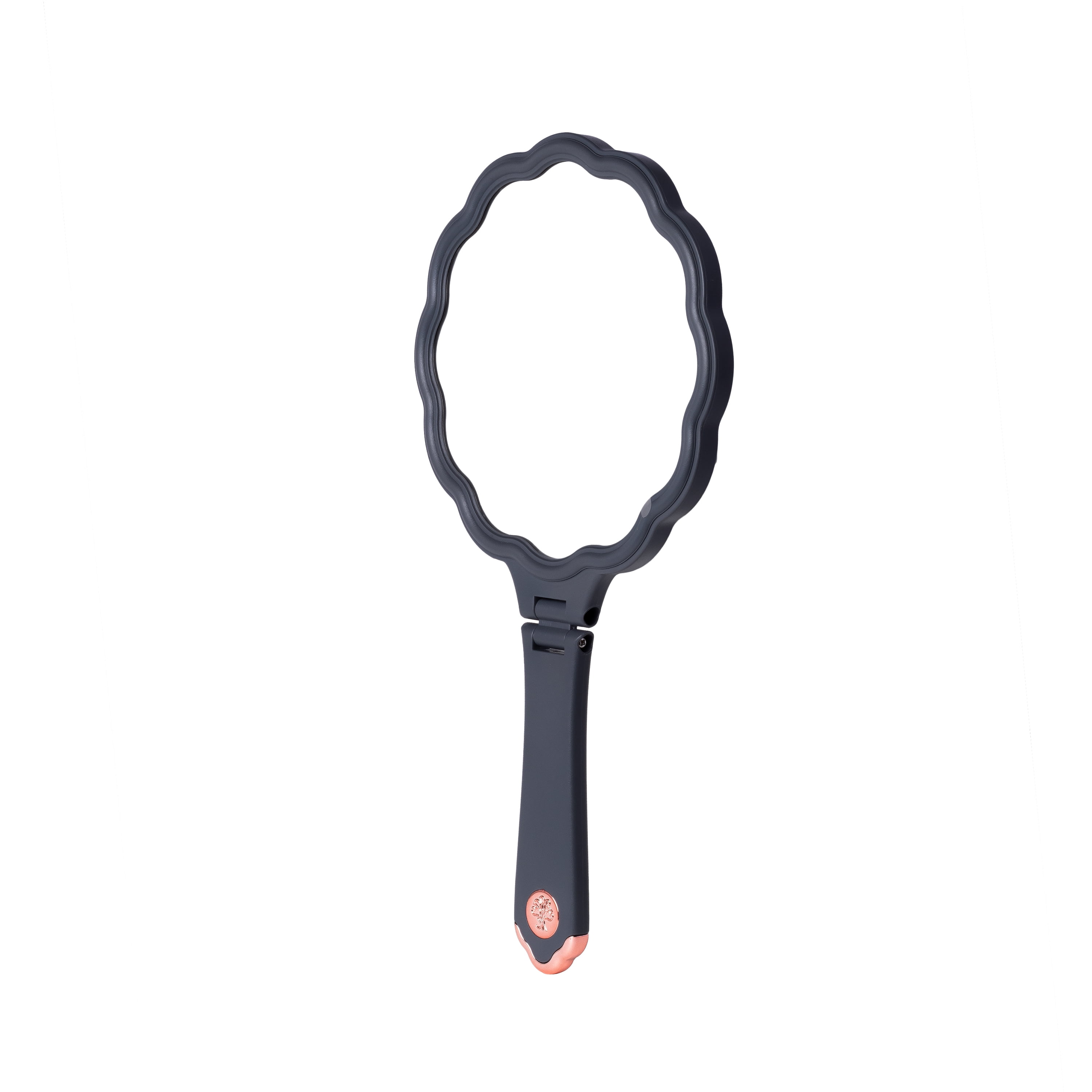 HAIRITAGE BY MINDY Strike a Pose Folding Hand Held Mirror with Adjustable Handle