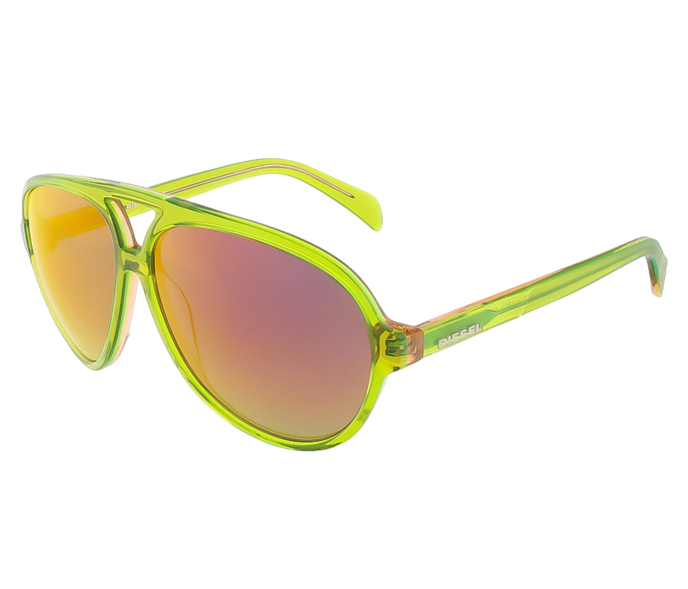 neon green aviator sunglasses