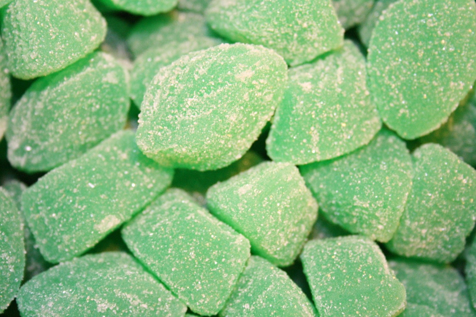 BAYSIDE CANDY SPEARMINT LEAVES CANDY, 5LBS