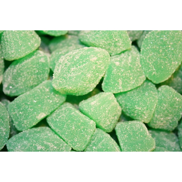 BAYSIDE CANDY SPEARMINT LEAVES CANDY, 1LB