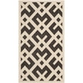 thumbnail image 2 of SAFAVIEH Indoor Outdoor CY6915-256 Courtyard Beige / Black Rug, 2 of 2