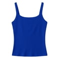 thumbnail image 2 of XINXIAOO Girls Casaul Ribbed Stretch Sleeveless Camisole Cami Basic Athletic Tank Tops for Dance Yoga Girls Undershirts Size 7-16 Years, 2 of 3