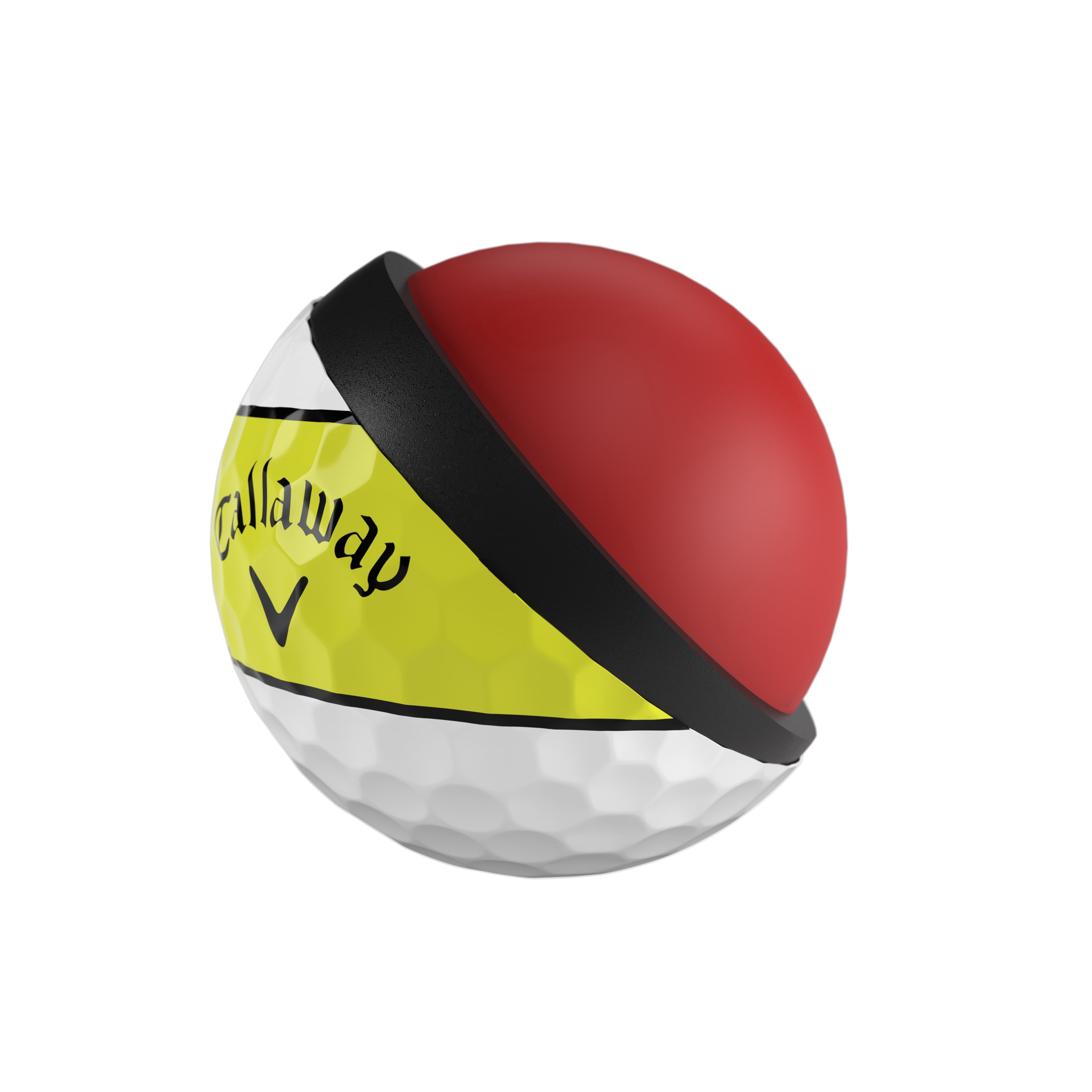 Callaway Golf Chrome Soft 26 360 - Yellow Stripe 12 ball pk
