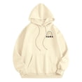 thumbnail image 3 of TINZ Sweat à Capuche Imprimé Arc-en-Ciel pour Femmes, Manches Longues avec Poches, Sweat à Capuche Simple pour Femmes, Sweat à Capuche Long pour Femmes, 3 of 6