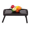 thumbnail image 3 of SalonMore Bamboo Bed Tray Folding Breakfast Tray-Laptop Desk,Bed Table,Serving Tray with Legs Great for Dinner by The TV | Sofa|Lap Drawing Table|Eating Tray, 3 of 6