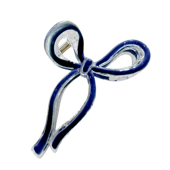 yelldesk Bow Hair Claw Clips, Black Bow Hair Claw Clip for Women Girls, Nonslip Big Bows Hair Claws Barrette for Thick Thin Hair, Hair Bows Claw Clip for Women, Bow Clips