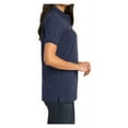 thumbnail image 3 of Yellow Rooster Women's Heavyweight Cotton Pique Female Polo Shirt Navy XL, 3 of 6