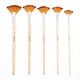 thumbnail image 1 of 5 Pcs Fan Paint Brushes, Oil Acrylic Paint Brushes, Fan Brush for Painting, Nylon Hair Watercolor Fan Brushes, 1 of 5