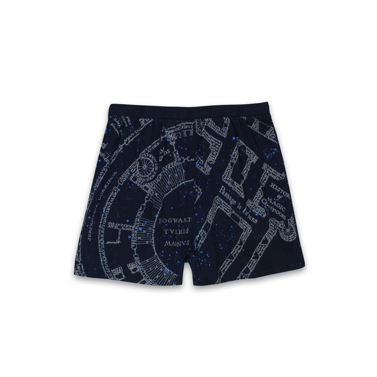 Harry Potter Hogwarts Marauders Map Men's Boxer Shorts Underwear 17HP173MBX  
