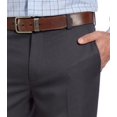 thumbnail image 3 of IZOD Men's Dress Pants Flat Front Straight Leg Performance (Gray, 36x30), 3 of 5