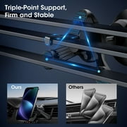 YOOVEE Universal Magnetic Phone Mount with Magnetic Disc, 360° Rotation, Air Vent Holder, Super Strong Magnet, Black