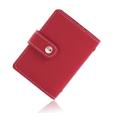 gastropod Wristlet Wallet, RFID Blocking Wallet, Leather Wallets For Women, Red