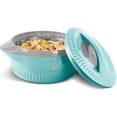 thumbnail image 2 of Milton Royal Régulier Casserole Intérieure Isolée en Acier Inoxydable, Ensemble de 3, (830 ml, 1,27 Litres, 1,8 Litres), Bleu / Sans BPA / Qualité Alimentaire / Facile à Transporter / Facile à Ranger / Idéal pour Chapatti / Roti, 2 of 7