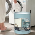 thumbnail image 5 of Hand Drawing Truck Daisies Laundry Hamper Small Storage Basket/Toy Organizer/Dirty Clothes Bucket, 5 of 5