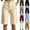 Black, variant on Womens Bermuda Shorts Knee Length Women's Work Culottes High Waisted Bermuda Shorts Solid Knee Length Wide Leg Dress Bottoms with Pockets Summer Office S-3XL
