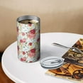 thumbnail image 3 of 20oz Coffee Tumblers Pioneer Flower Floral Print Pattern Stainless Steel Vacuum Insulated Travel Tumbler Coffee Cups Mug with Lid and Straw with Cleaning Brush for Cold & Hot Drinks, 3 of 5