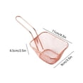 thumbnail image 2 of Mini French Fries Basket Chicken Nuggets Frying Basket Food Tableware Small Frying Basket Snack Basket Wholesale(Rose Gold), 2 of 6
