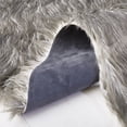 thumbnail image 5 of Safavieh Faux Sheep Skin Lucius Animal Runner Rug, Dark Gray, 2'6" x 8', 5 of 12