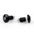 thumbnail image 2 of Universal Motorcycle Street Bike 7/8" Handlebar Grips Bar End Plugs Black, 2 of 3