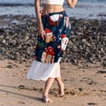 thumbnail image 6 of Christmas Stylish Chiffon Women's Beach Summer Dress with Polyester Straps, 6 of 6