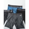 thumbnail image 4 of Fruit of the Loom Men's Crafted Comfort Stretch Boxer Briefs, Regular Leg-Assorted, Large, 4 of 6