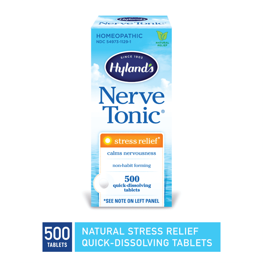 Hyland's Nerve Tonic Stress Relief Tablets, Natural Relief of Stress