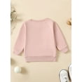 thumbnail image 3 of SUNSIOM Matching Brother Sister Outfits Toddler Baby Fall Sweatshirt Letter Print Long Sleeve Round Neck Pullover, 3 of 6