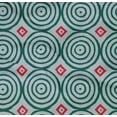 thumbnail image 4 of oneOone Organic Cotton Poplin Twill Fabric Diamond & Circle Block Decor Fabric Printed BTY 42 Inch Wide, 4 of 4