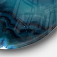 thumbnail image 3 of Designart Horloge Murale Moderne 'géode Brésilienne Bleue', 3 of 6